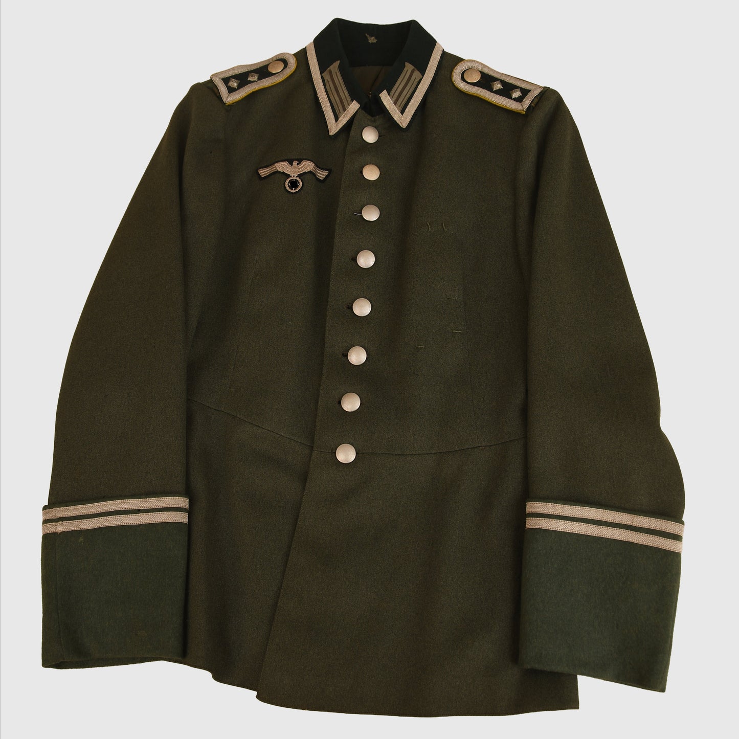 German WWII Army Signals Der Spieß Converted Parade Tunic