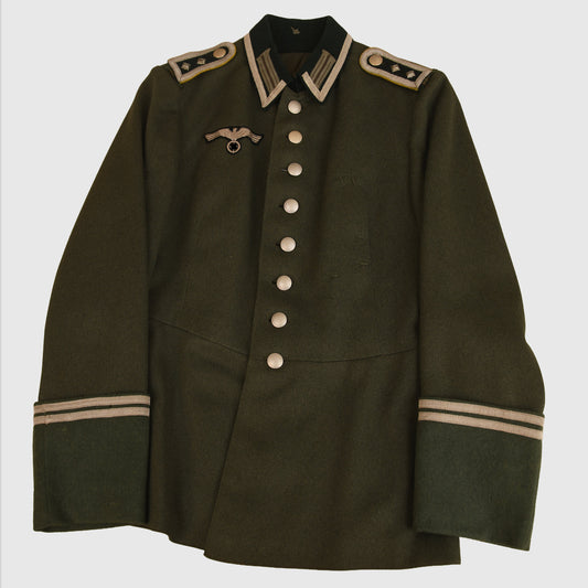 German WWII Army Signals Der Spieß Converted Parade Tunic