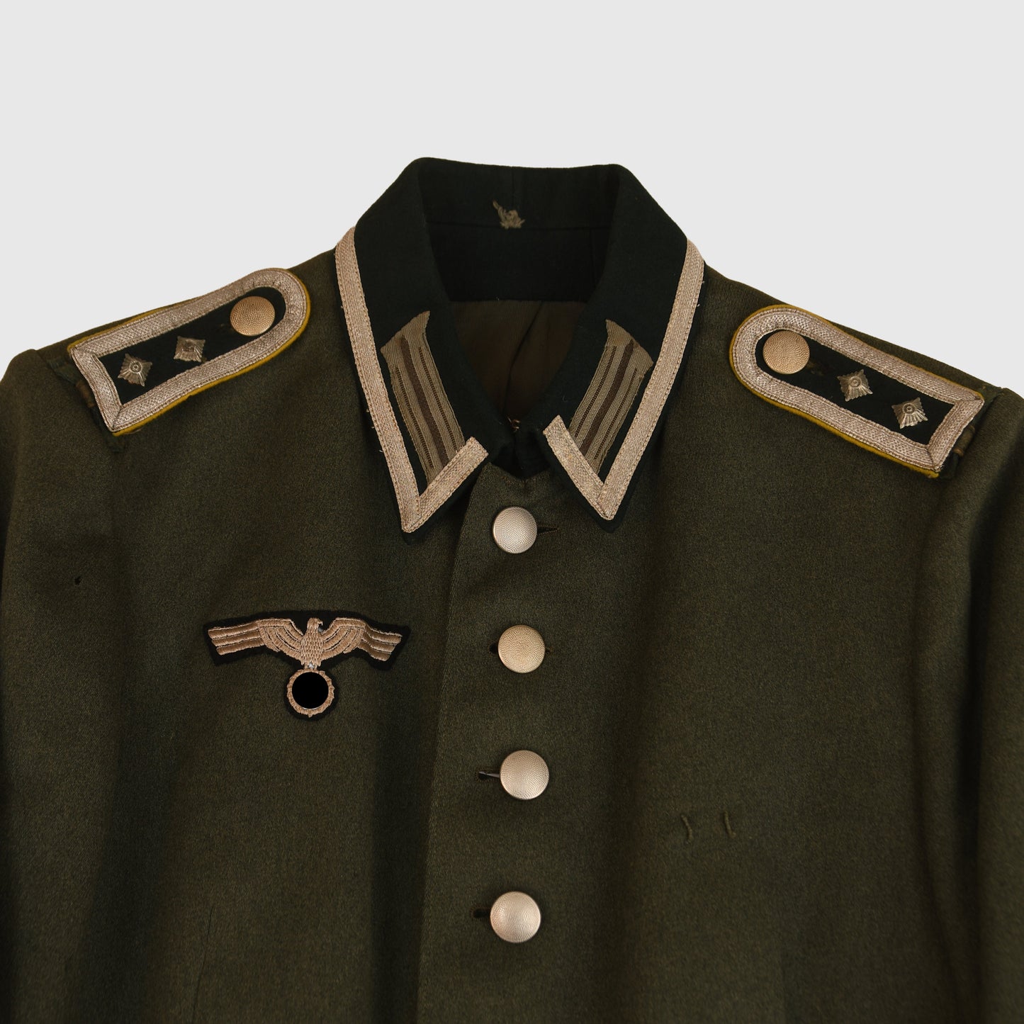 German WWII Army Signals Der Spieß Converted Parade Tunic