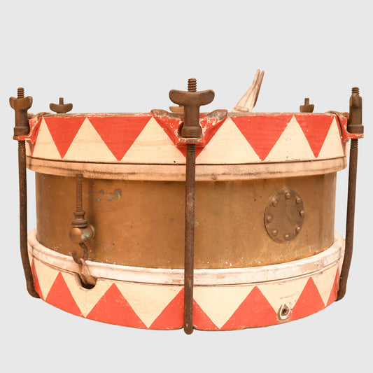 GERMAN WWII POLITICAL OR MILITARY SIDE DRUM
