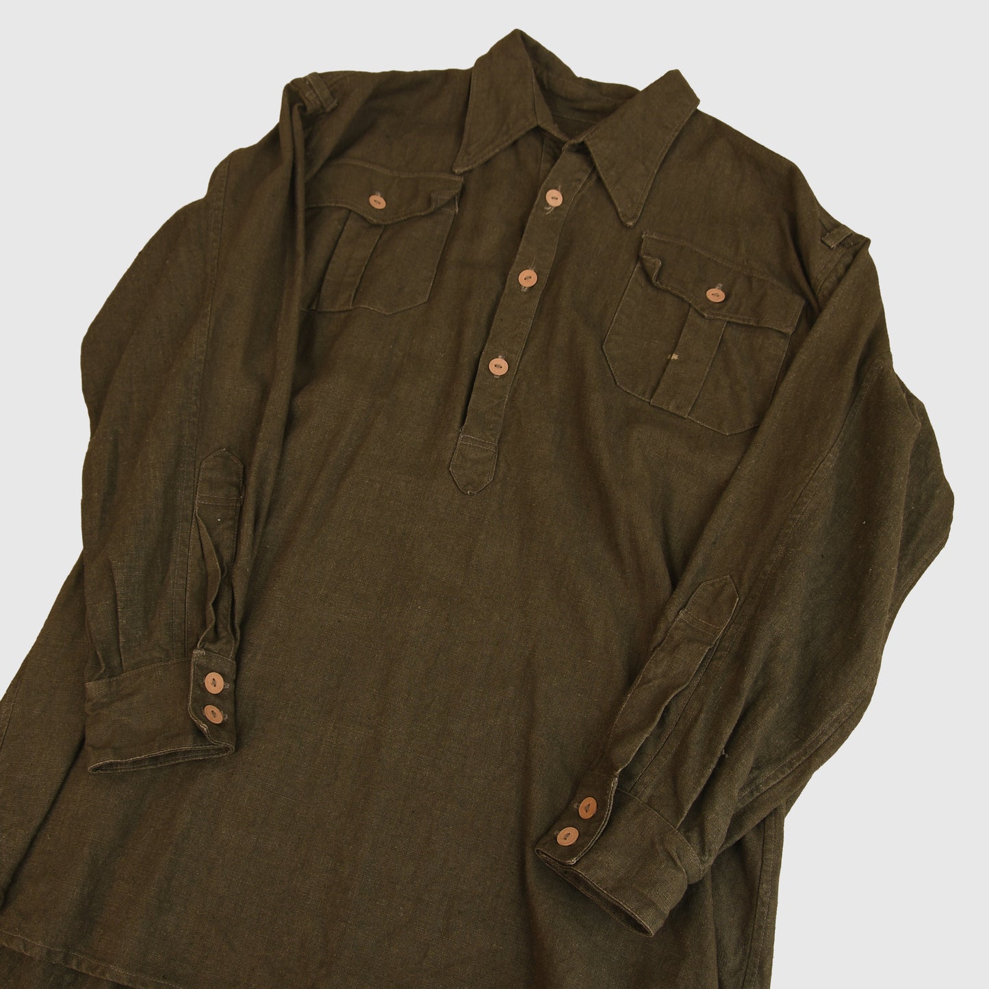 German WWII Army Enlisted Ranks Heavyweight Combat Shirt