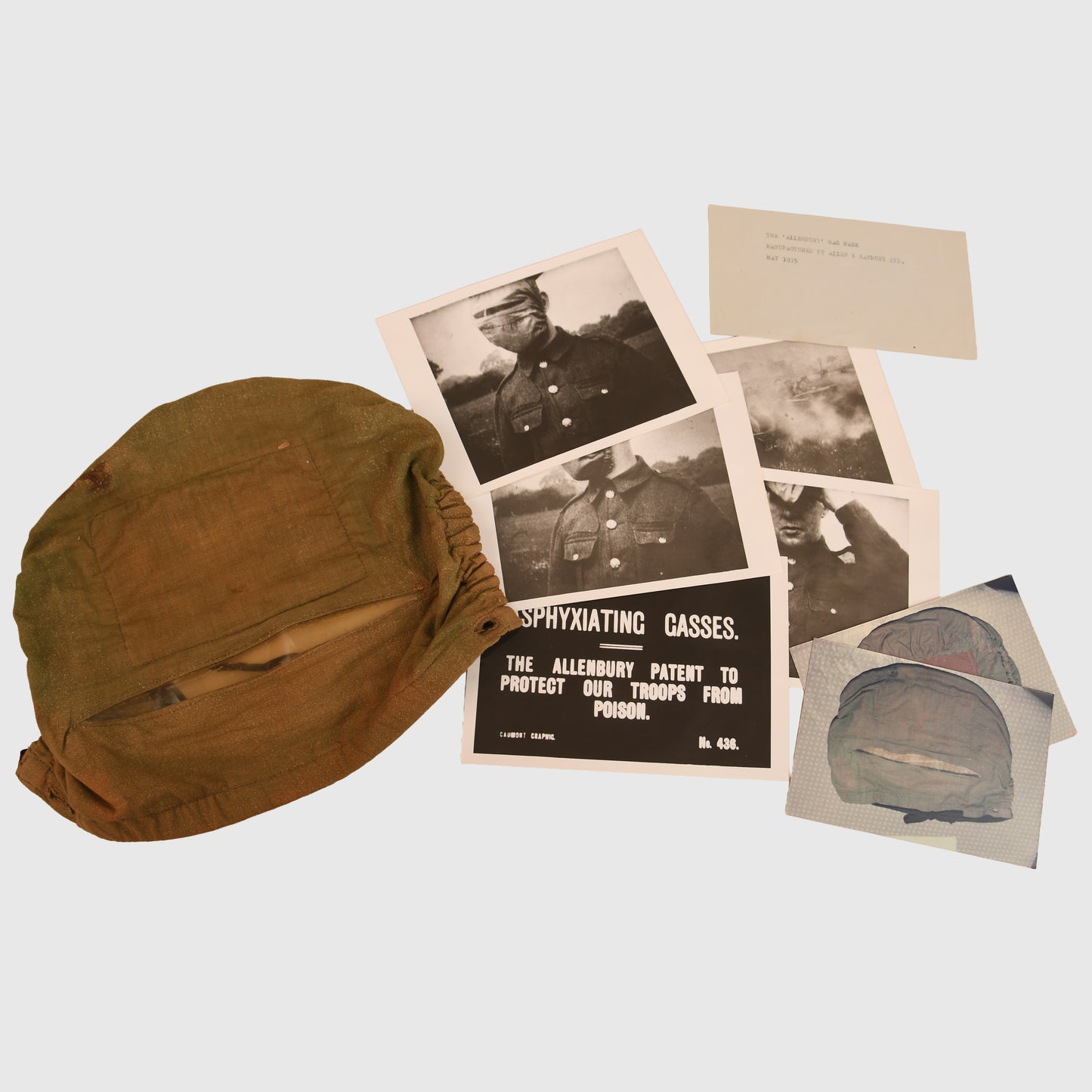 British WWI The Allenbury Gas Face Mask