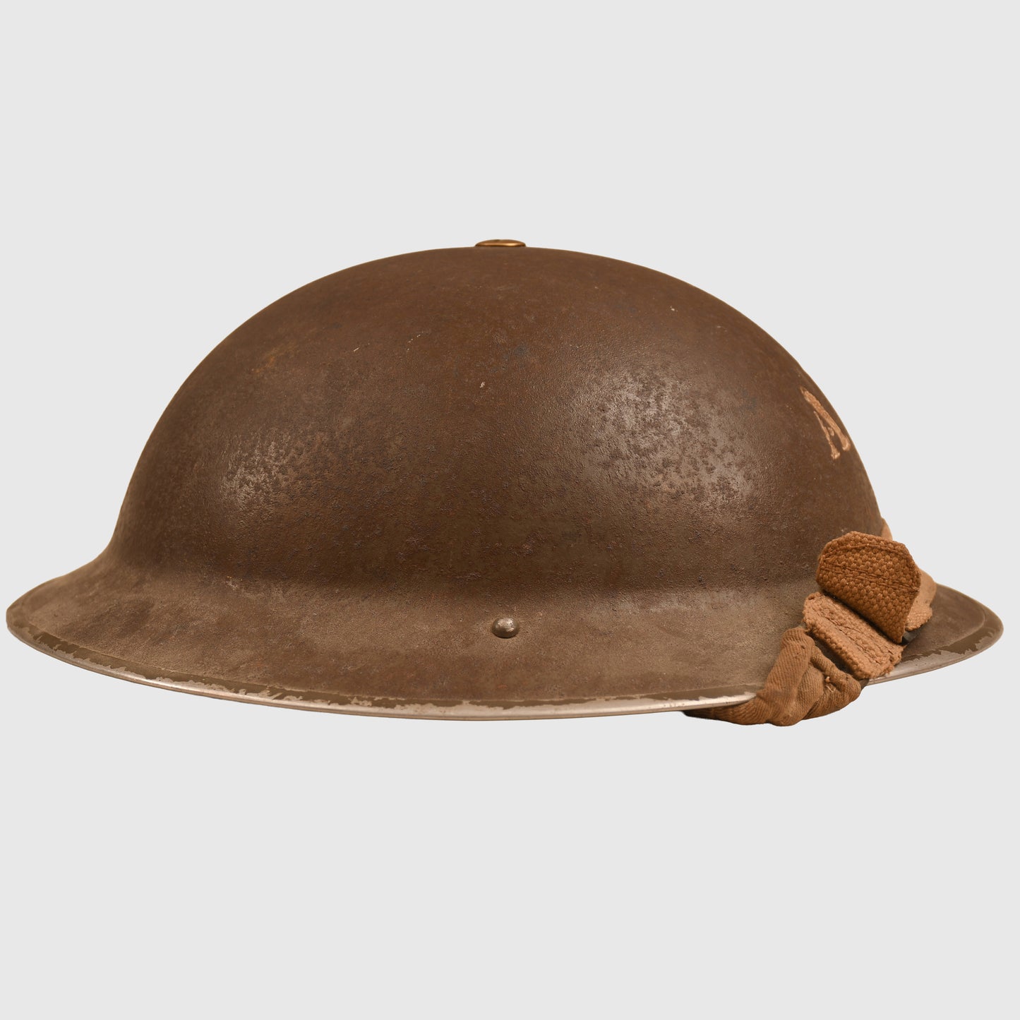 BRITISH WWII AUXILIARY FIRE SERVICE BRODIE HELMET