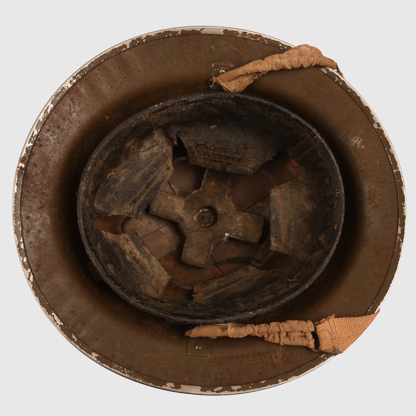 BRITISH WWII AUXILIARY FIRE SERVICE BRODIE HELMET