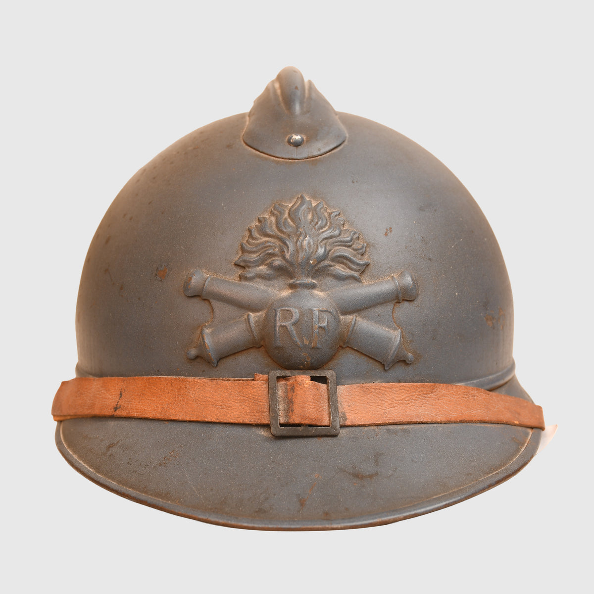 FRENCH WWI ARTILLERY ADRIAN HELMET