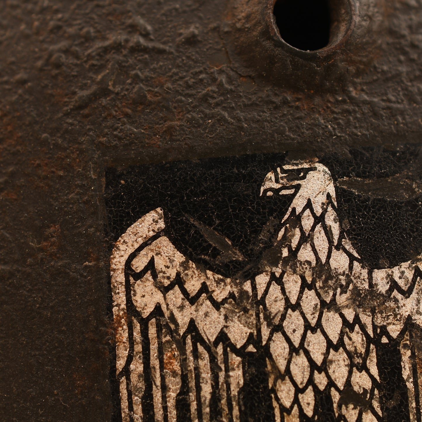 German WWII Army M35 Single Decal Combat Helmet