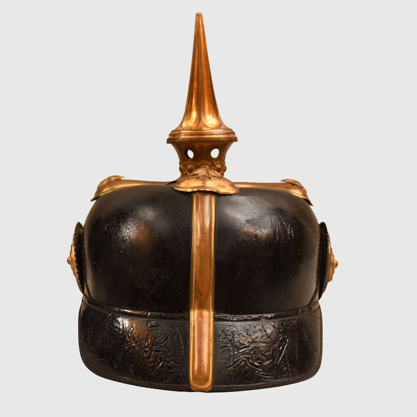 GERMAN WWI BAVARIAN RESERVE OFFICERS PICKLEHAUBE CASED