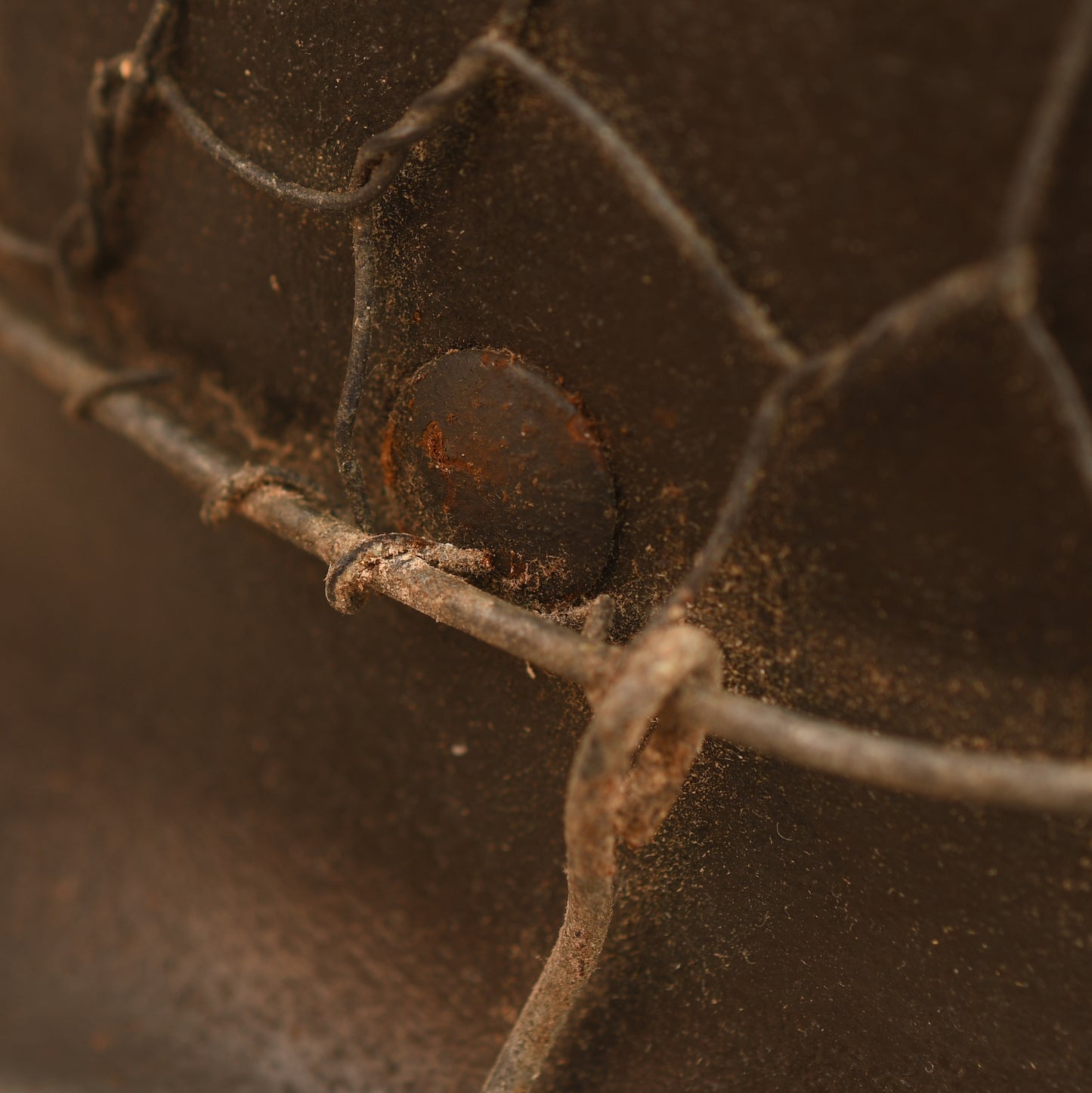 German WWII Army or SS M35 Combat Helmet with Wire Cover