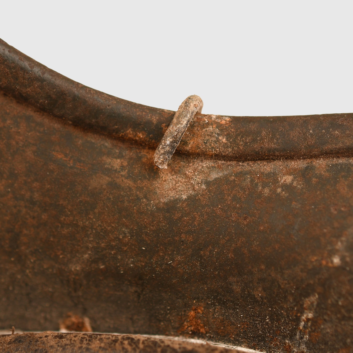 German WWII Army or SS M35 Combat Helmet with Wire Cover