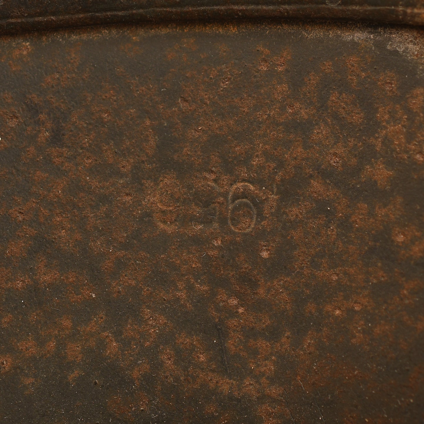 German WWII Army or SS M35 Combat Helmet with Wire Cover