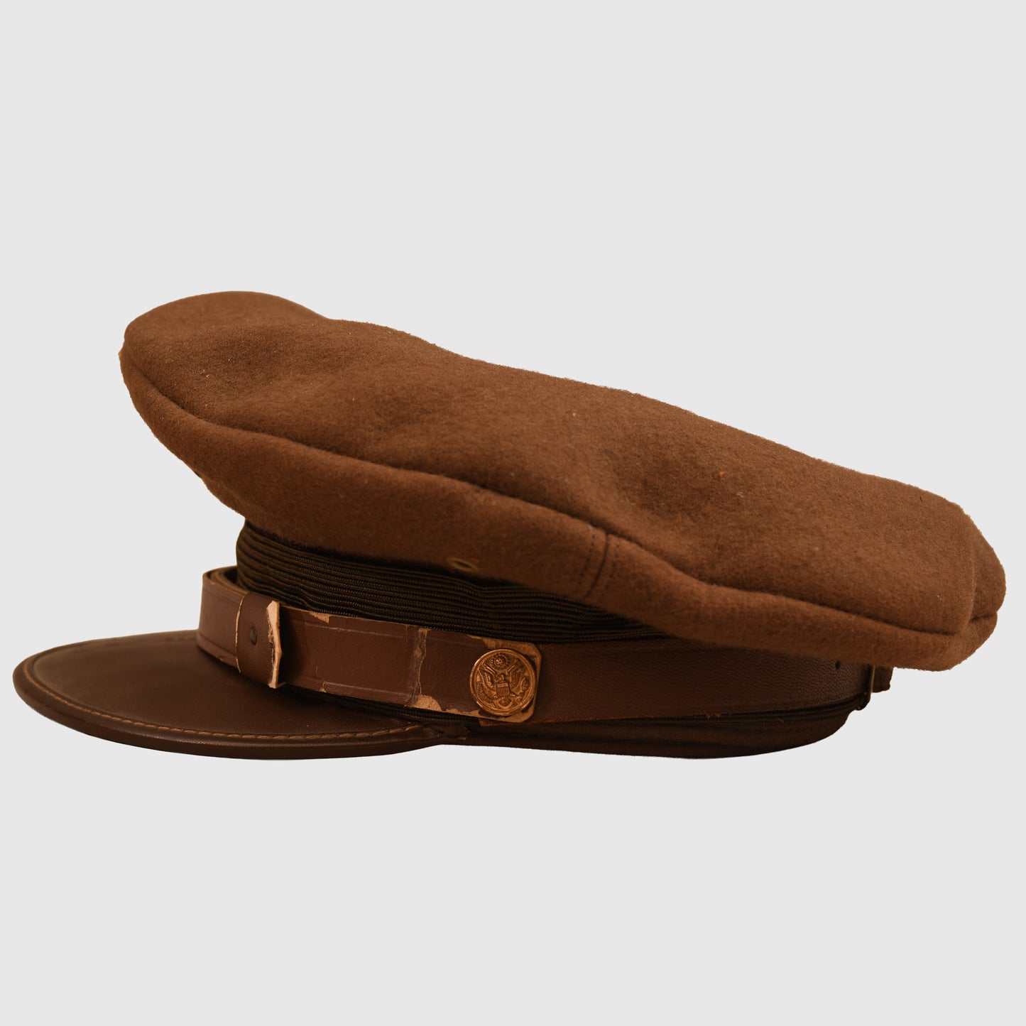 US WWII ARMY AIR FORCE OFFICERS VISOR CAP