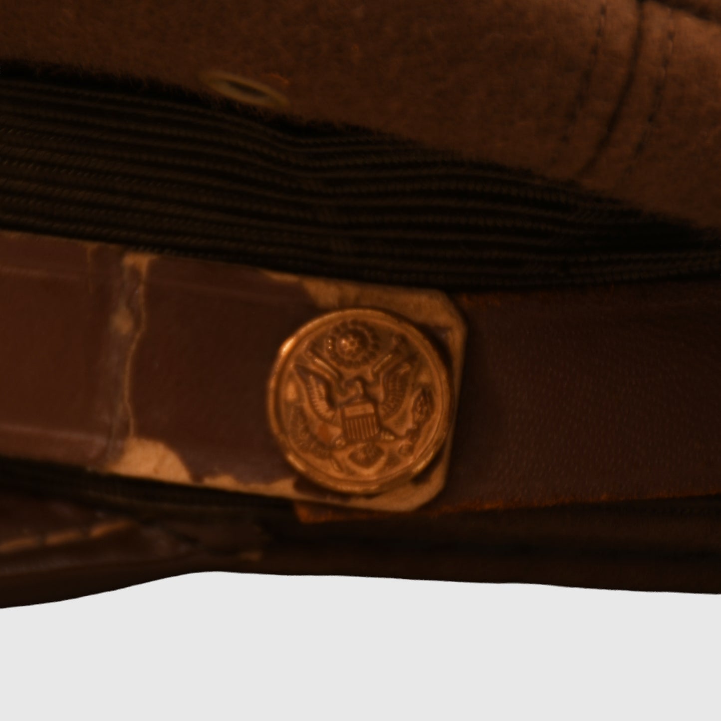 US WWII ARMY AIR FORCE OFFICERS VISOR CAP