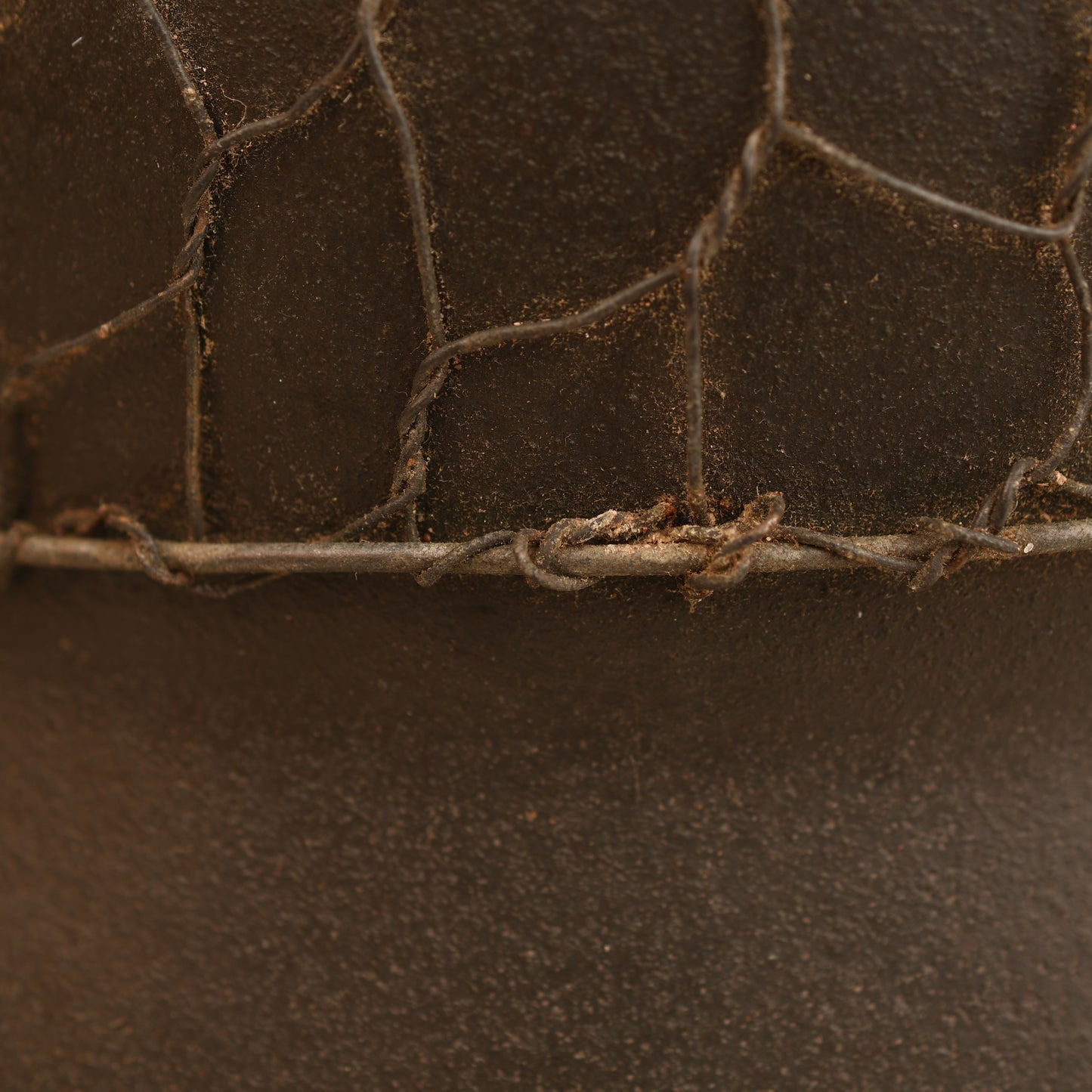 German WWII Army or SS M35 Combat Helmet with Wire Cover