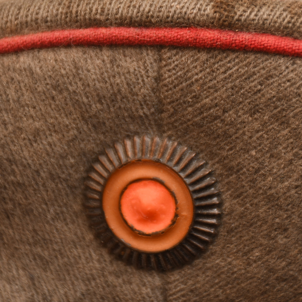 GERMAN WWI ARMY NCO VISOR CAP WITH CAMOUFLAGE CENTRE BAND
