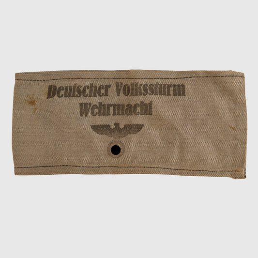 GERMAN WWII VERY LATE WAR VOLKSTURM ARMBAND