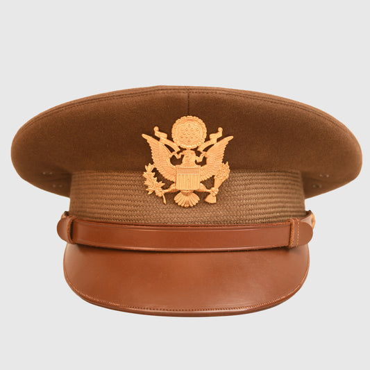 US WWII ARMY AIR FORCE OFFICERS VISOR CAP