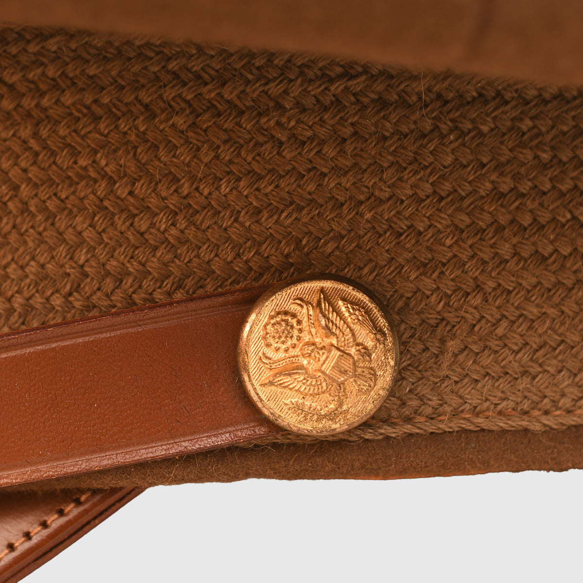 US WWII ARMY AIR FORCE OFFICERS VISOR CAP