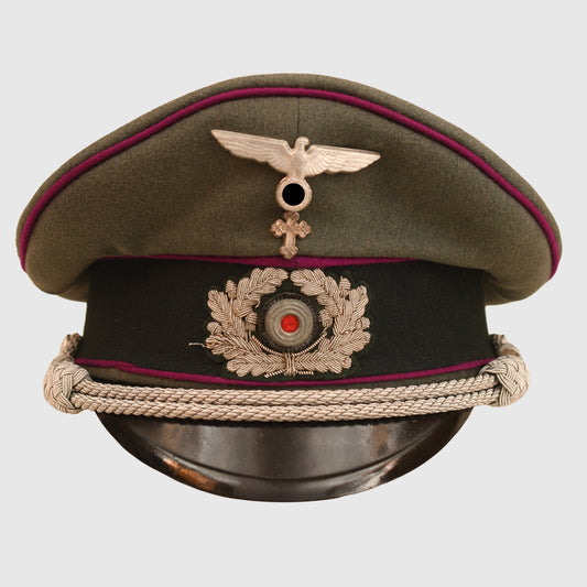 German WWII Army Chaplain's Visor Cap