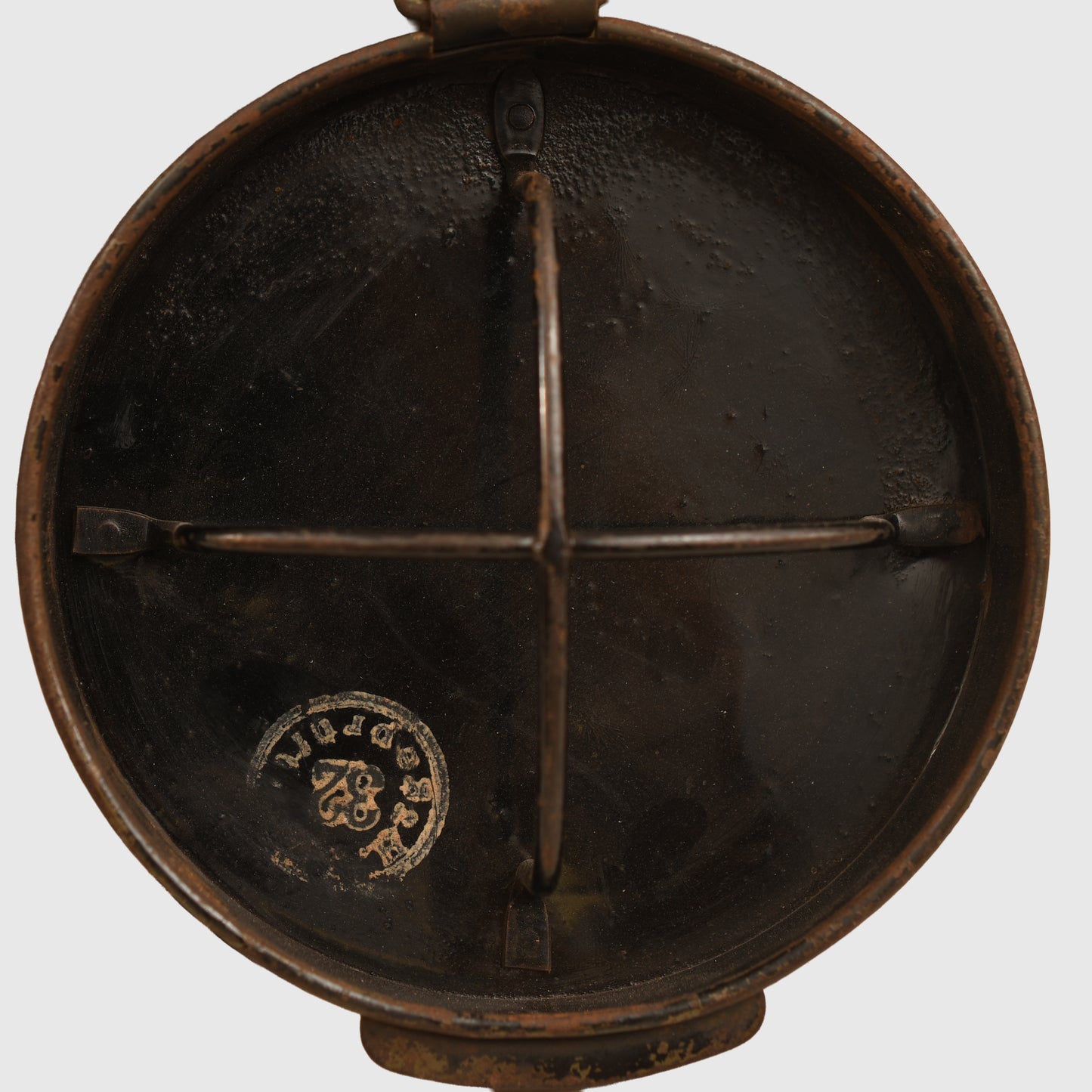 GERMAN WWI 1916 GUMMI MASK TIN AND STRAPPING