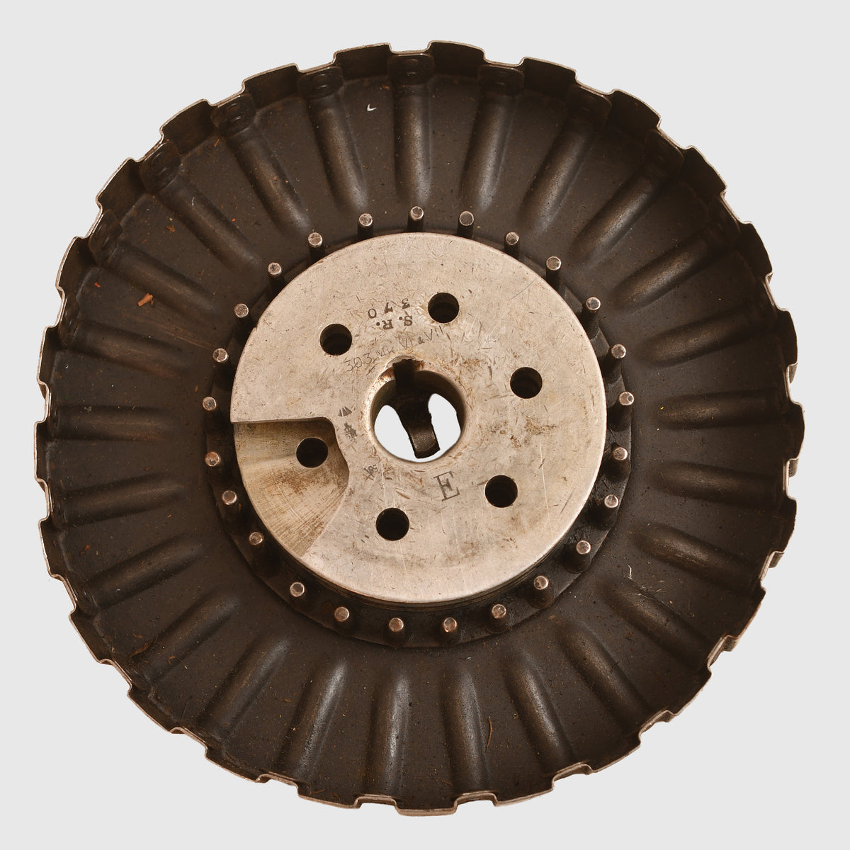 BRITISH WWI LEWIS GUN DRUM MAGAZINE