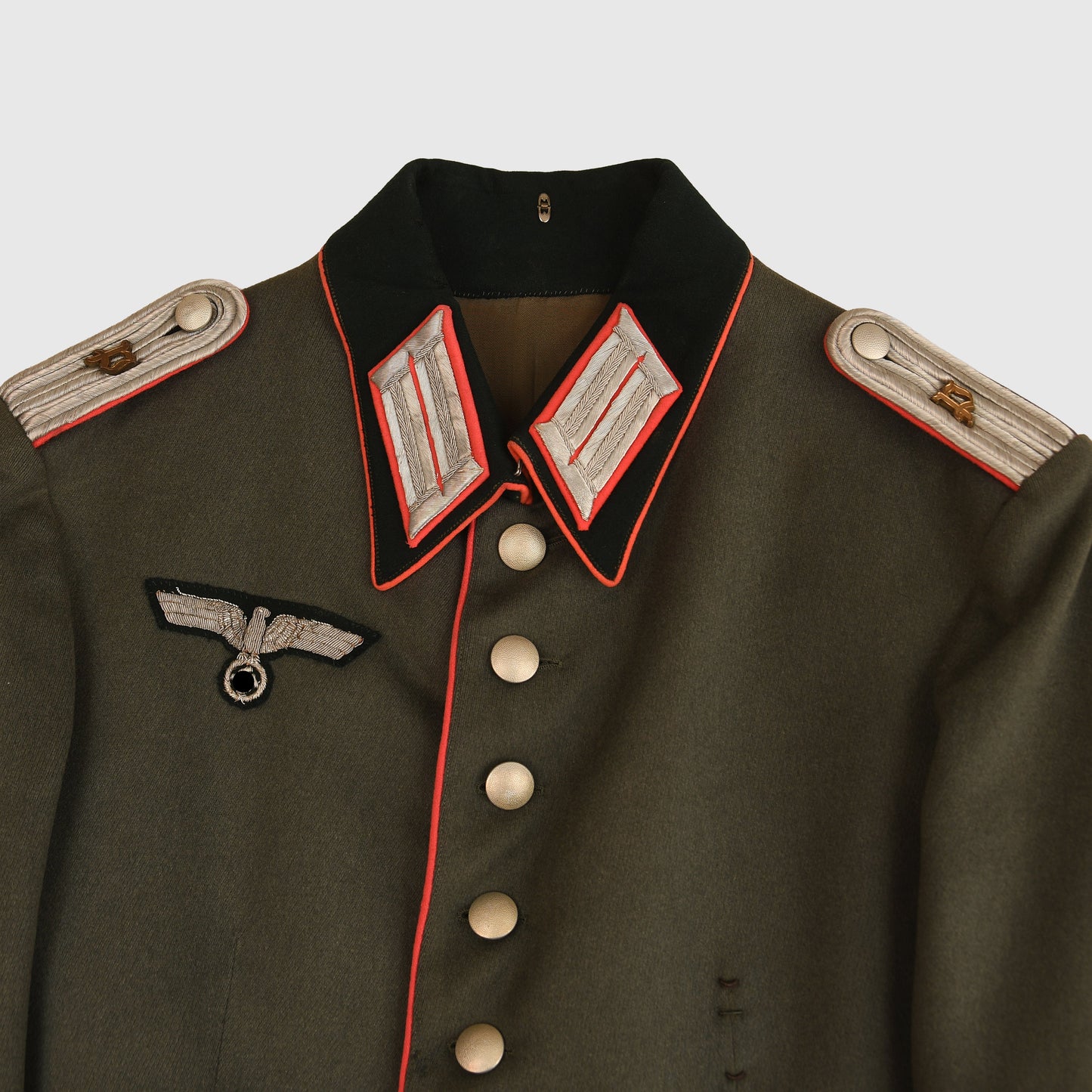 German WWII Army Panzer Leutnant’s Parade Tunic and Trousers