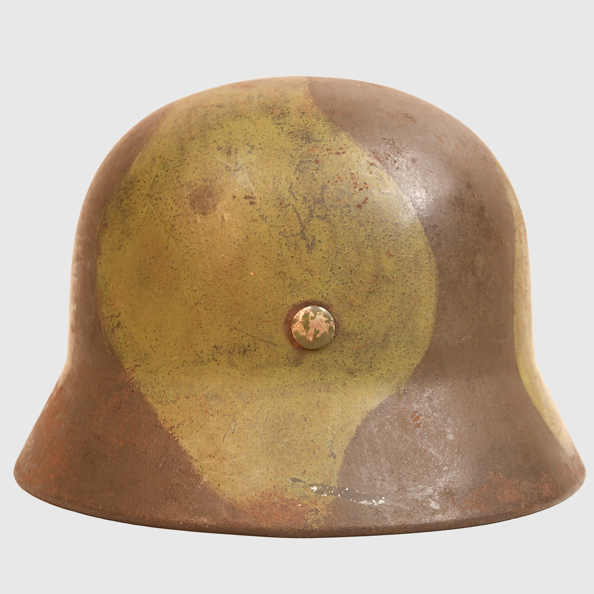 GERMAN WWII ARMY M35 CAMOUFLAGE HELMET
