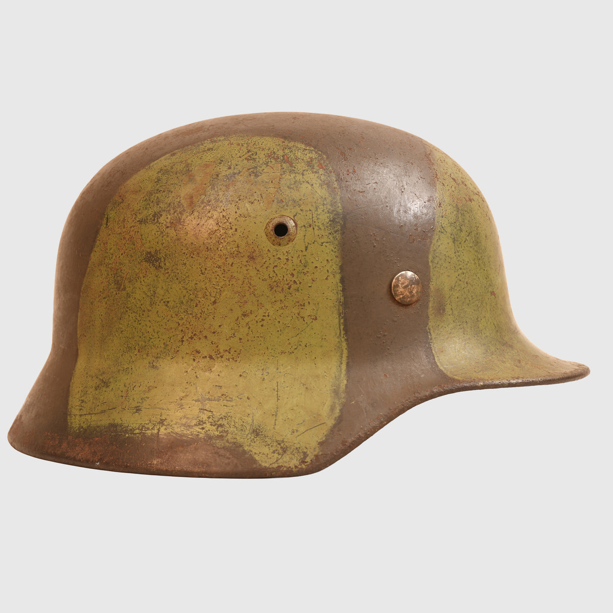 GERMAN WWII ARMY M35 CAMOUFLAGE HELMET