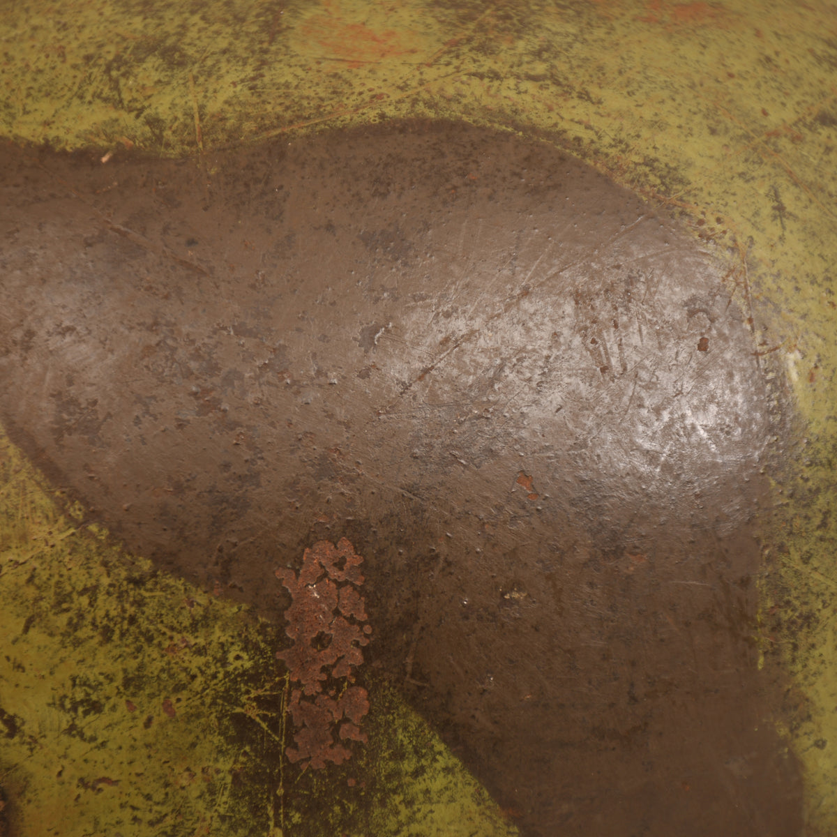GERMAN WWII ARMY M35 CAMOUFLAGE HELMET