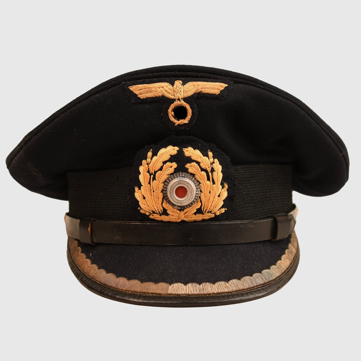 German WWII Kriegsmarine Junior Officer’s Visor Cap