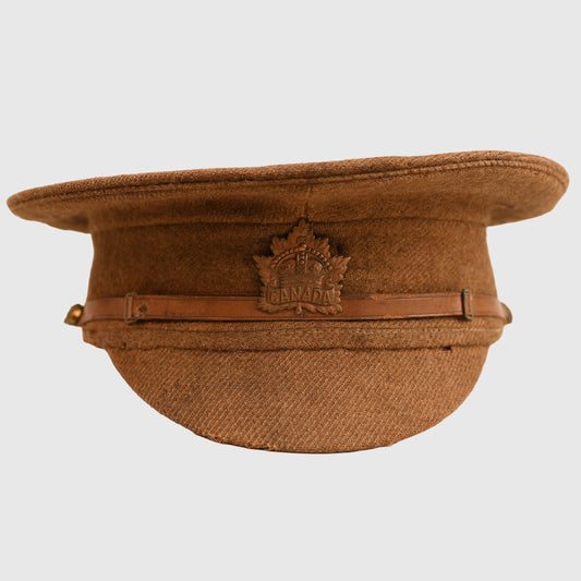 British/Canadian WWI Canadian Stiff Top Cap