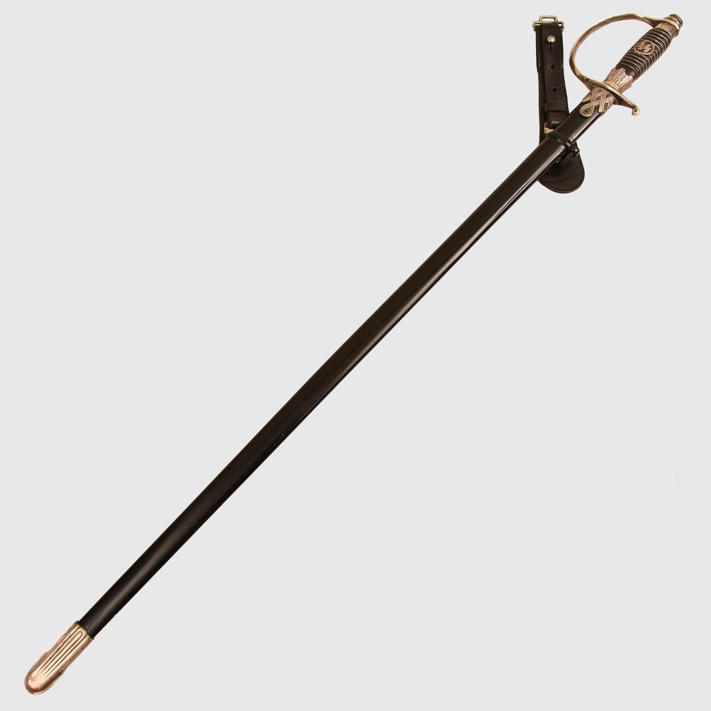 GERMAN WWII ALLGEMEINE SS OFFICERS DISPLAY PIECE