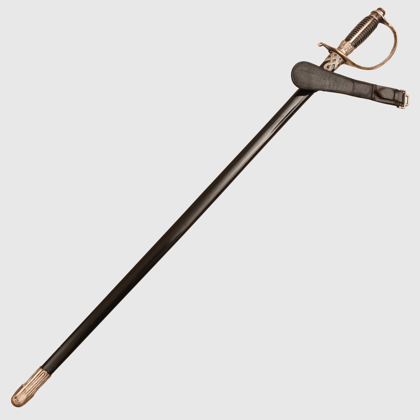 GERMAN WWII ALLGEMEINE SS OFFICERS DISPLAY PIECE