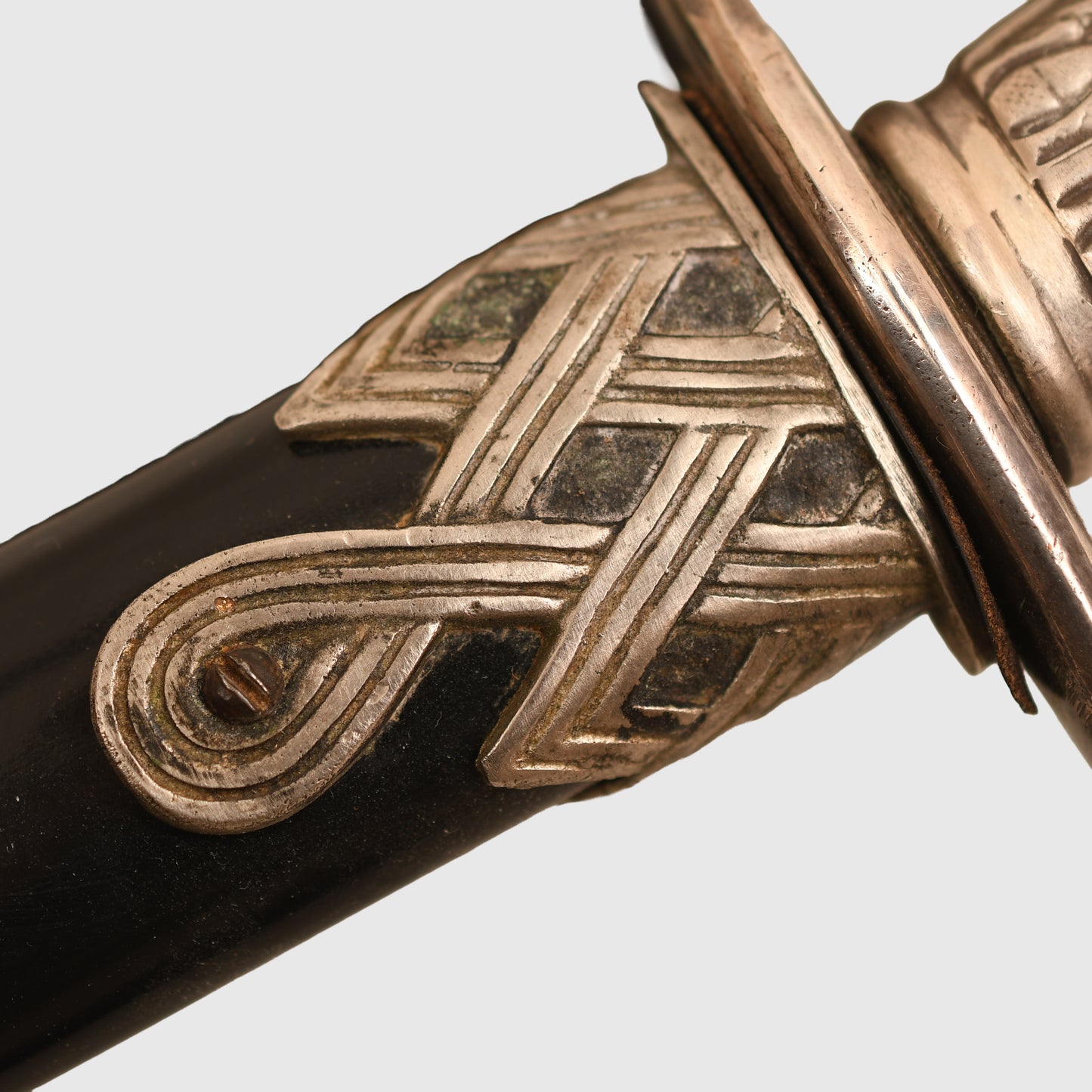 GERMAN WWII ALLGEMEINE SS OFFICERS DISPLAY PIECE