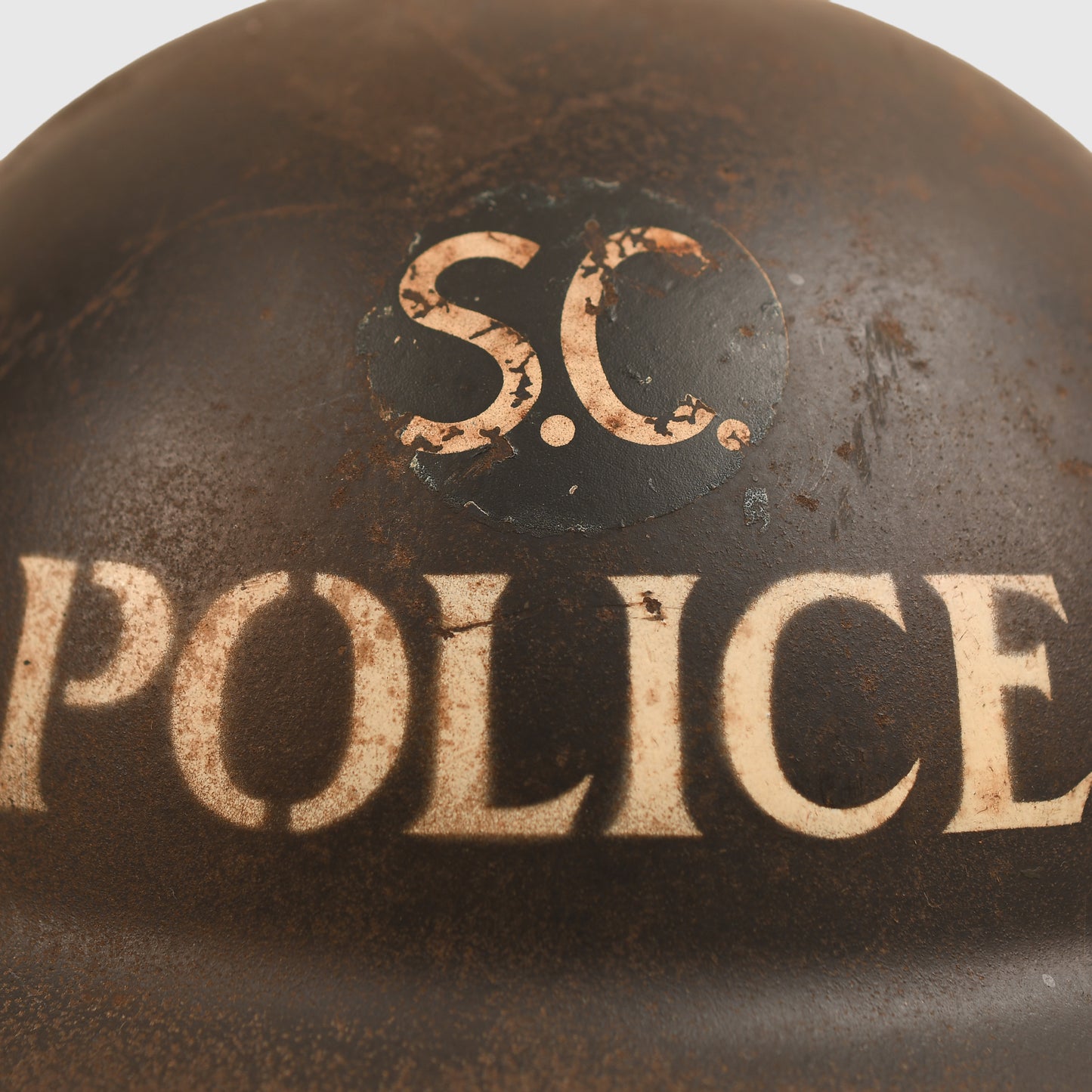 BRITISH WWII SPECIAL CONSTABLE POLICE BRODIE HELMET