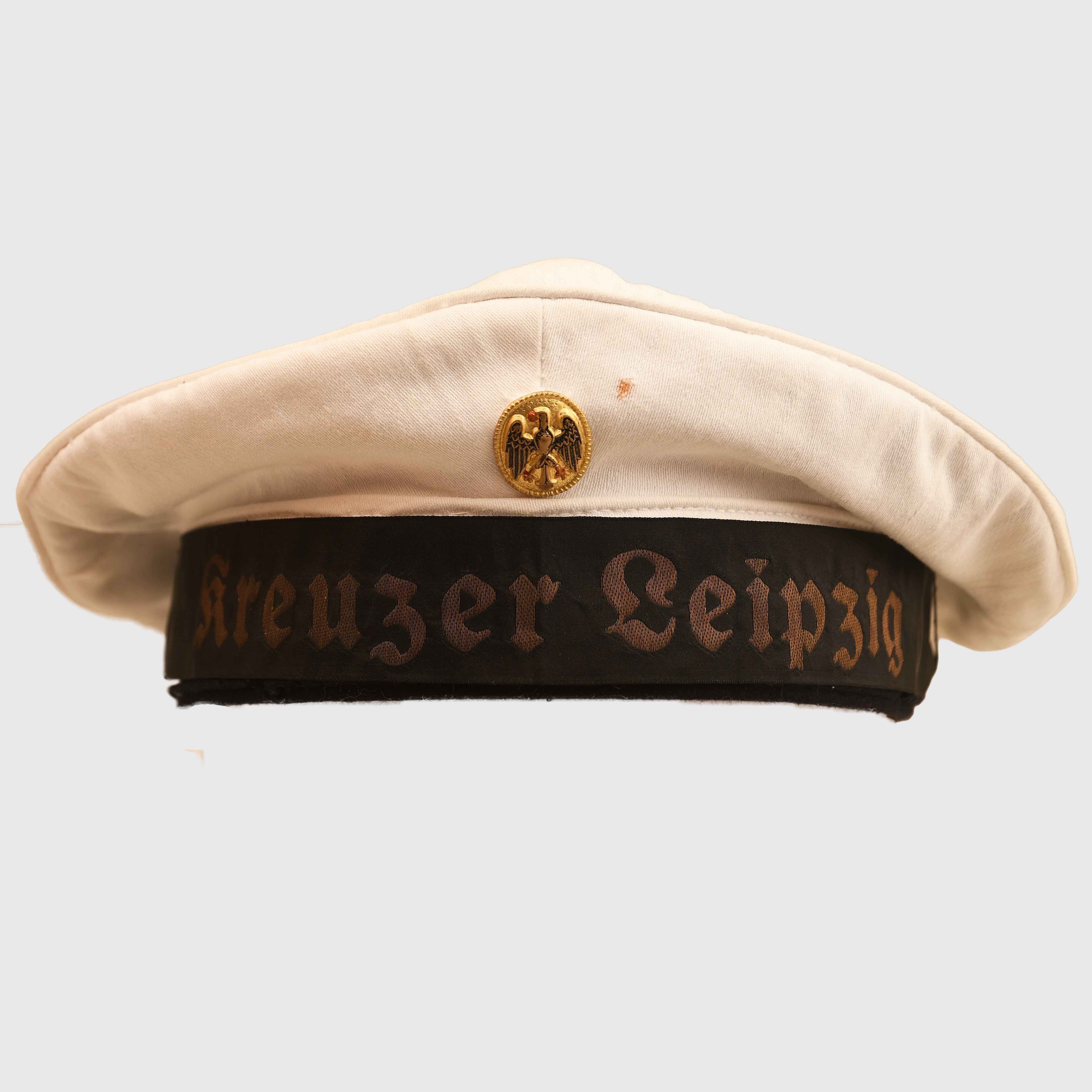 German Reichswehr Period Cruiser Leipzig Enlisted Ranks Deck Cap ...
