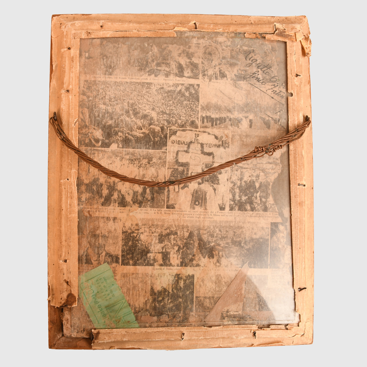 ITALIAN WWII MUSSOLINI WALL PLAQUE