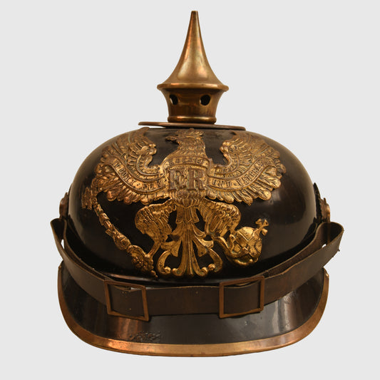 German WWI All-Tin Prussian Pickelhaube