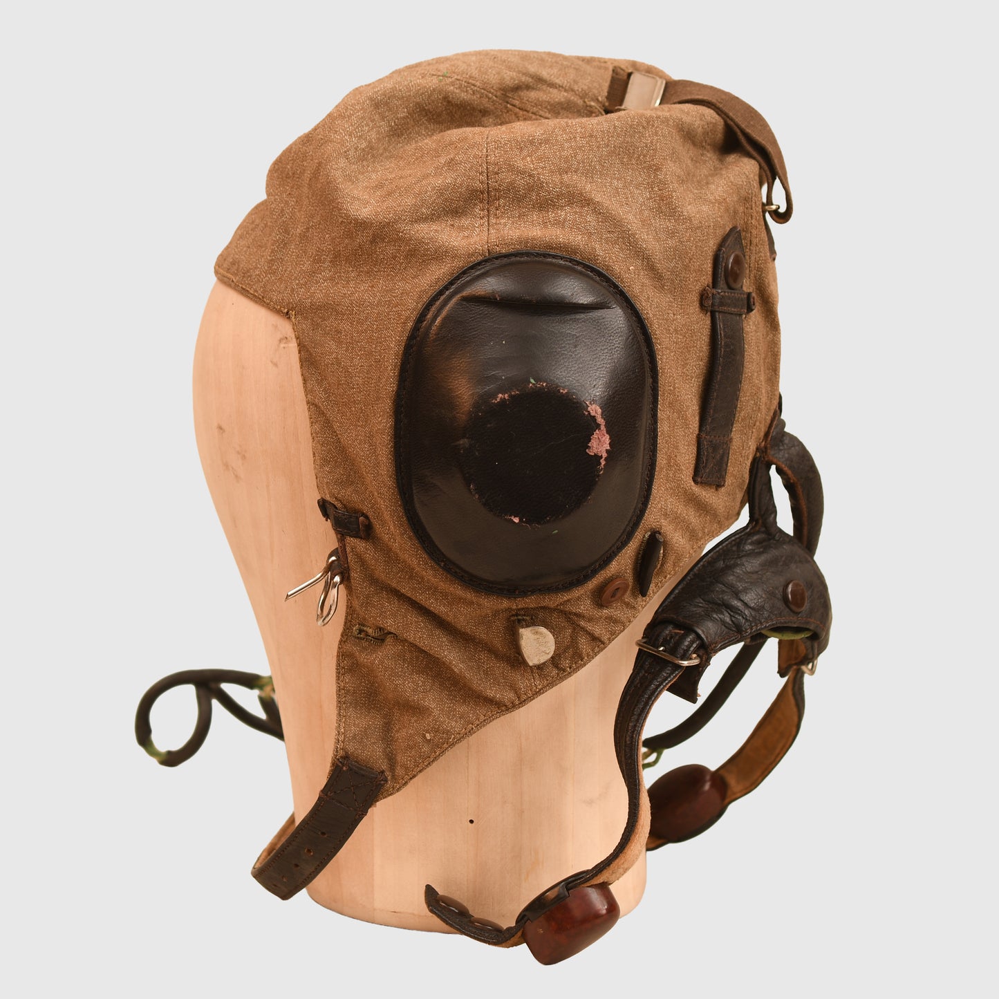 German WWII Luftwaffe Summer Weight Flying Helmet