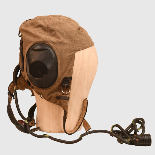 German WWII Luftwaffe Summer Weight Flying Helmet