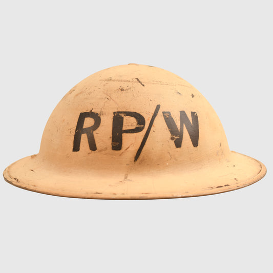 BRITISH WWII RESCUE PARTY WARDEN BRODIE HELMET
