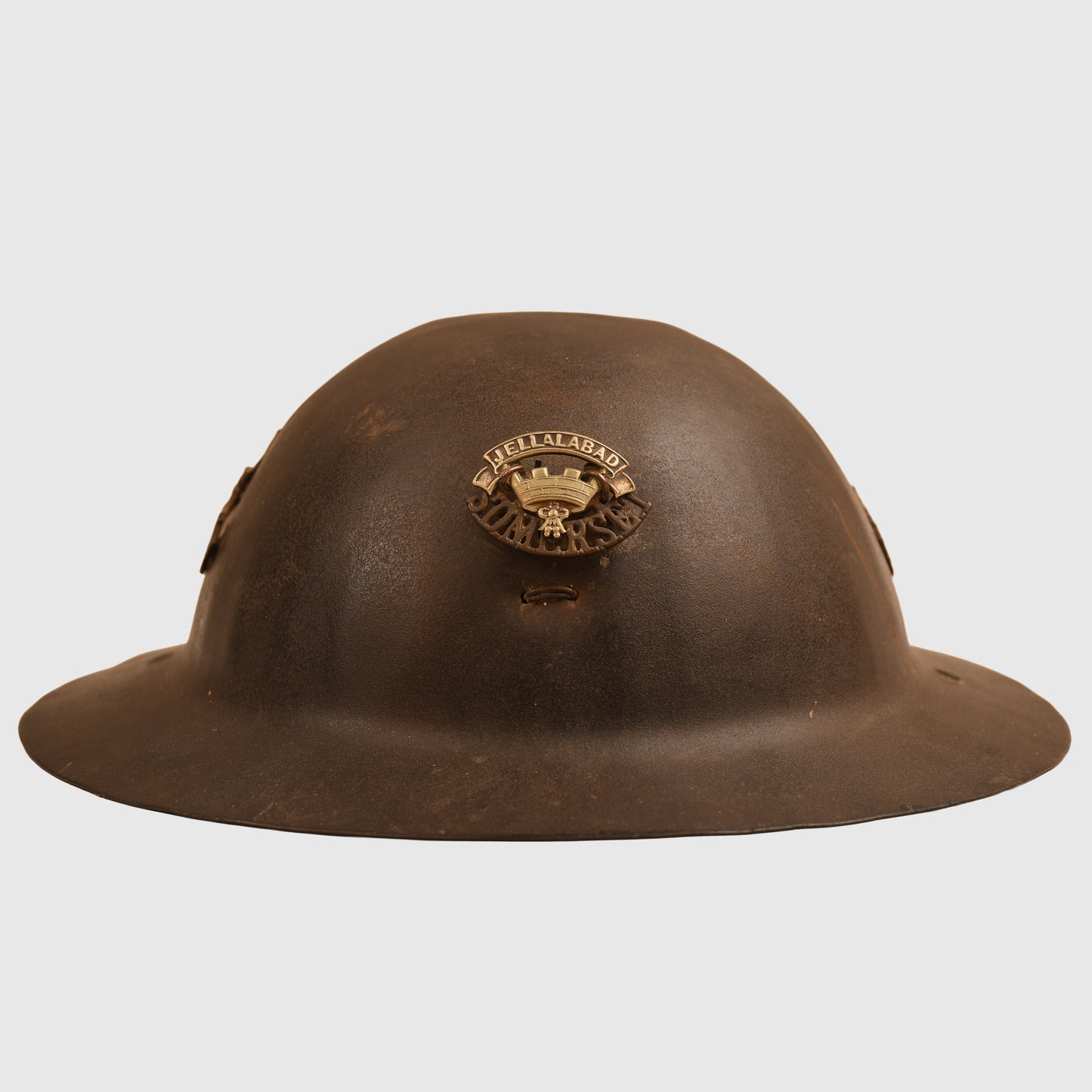 BRITISH WWI SOMERSET LIGHT INFANTRY SOUVENIR HELMET