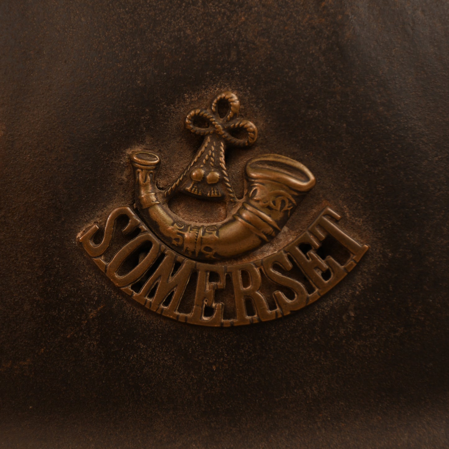 BRITISH WWI SOMERSET LIGHT INFANTRY SOUVENIR HELMET