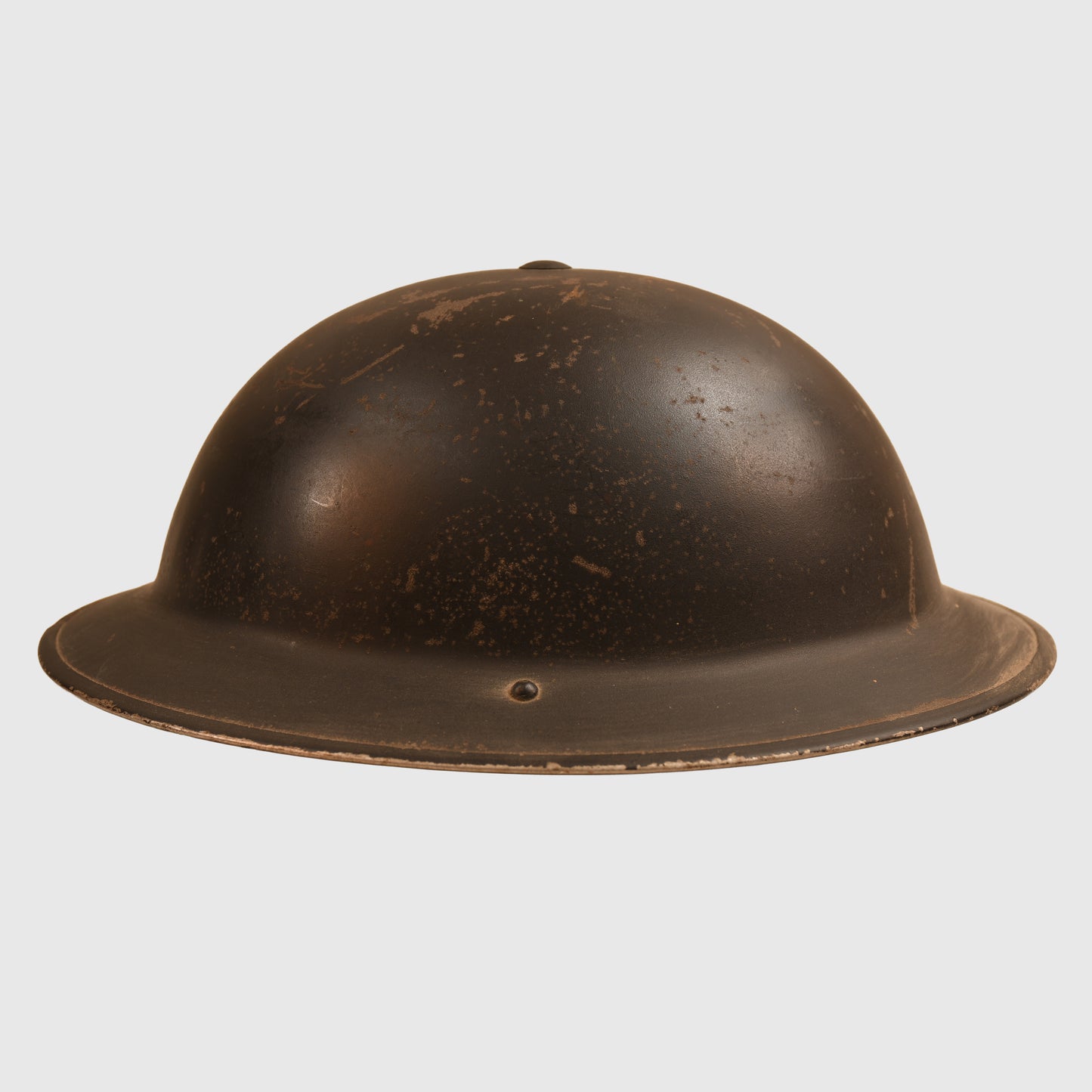 BRITISH WWII MANSFIELD & SON SHOE FACTORY WARDEN’S HELMET