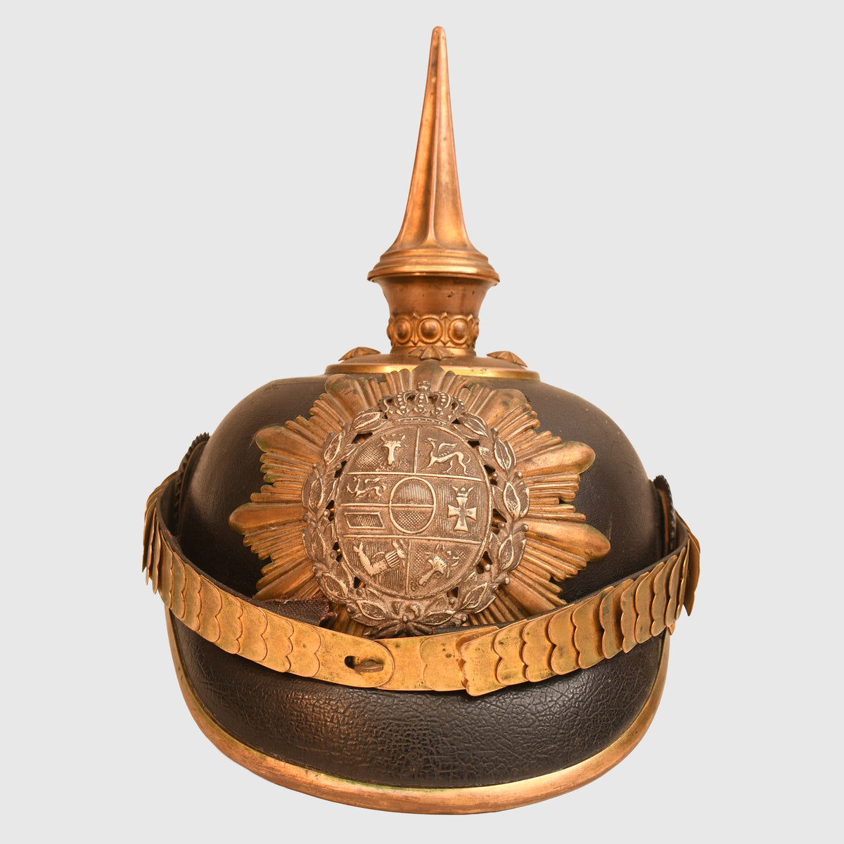 GERMAN WWI MECKLENBURG SCHWERIN INFANTRY OFFICERS HELMET