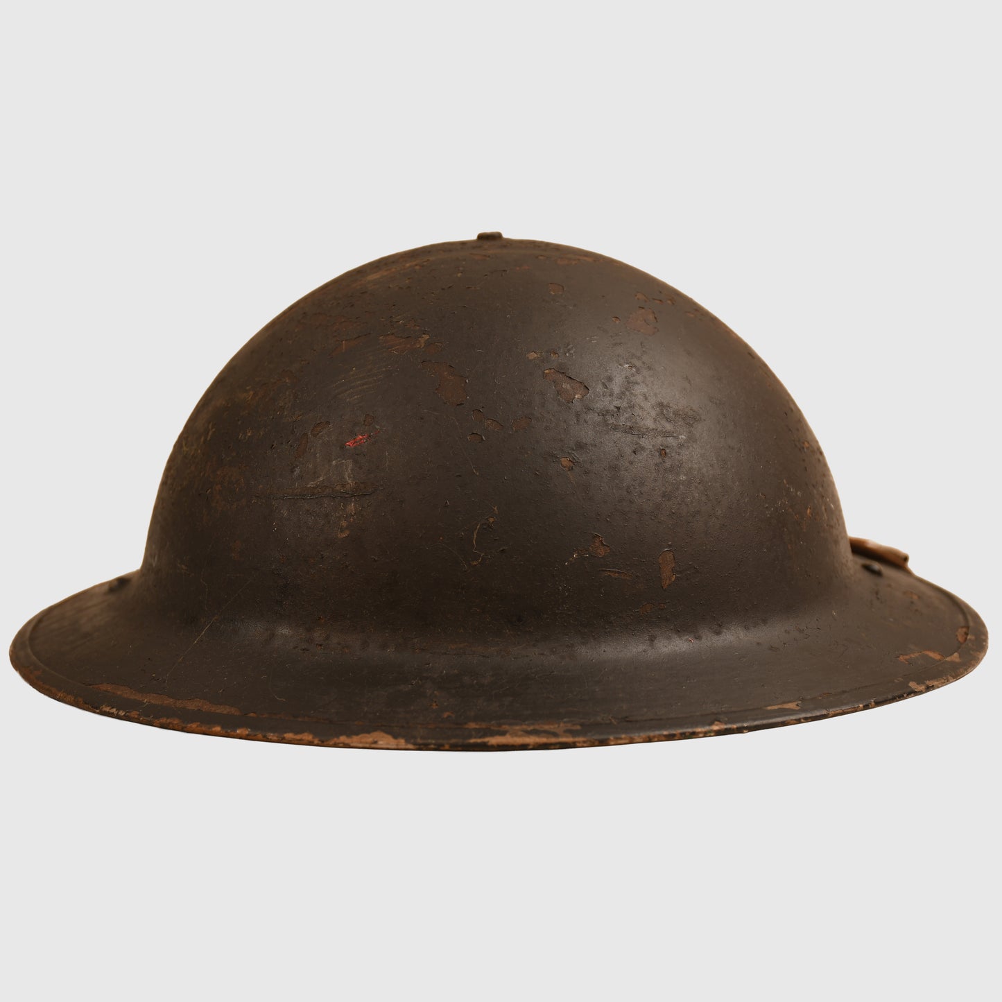 BRITISH WWII NATIONAL FIRE SERVICE BRODIE HELMET - IDENTIFIED