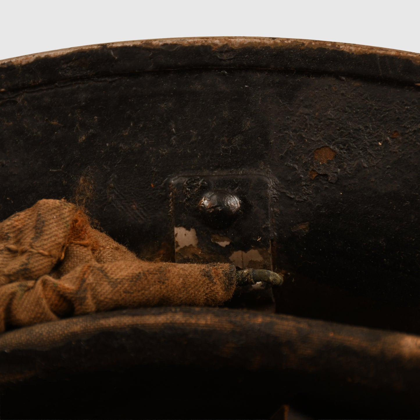BRITISH WWII NATIONAL FIRE SERVICE BRODIE HELMET - IDENTIFIED