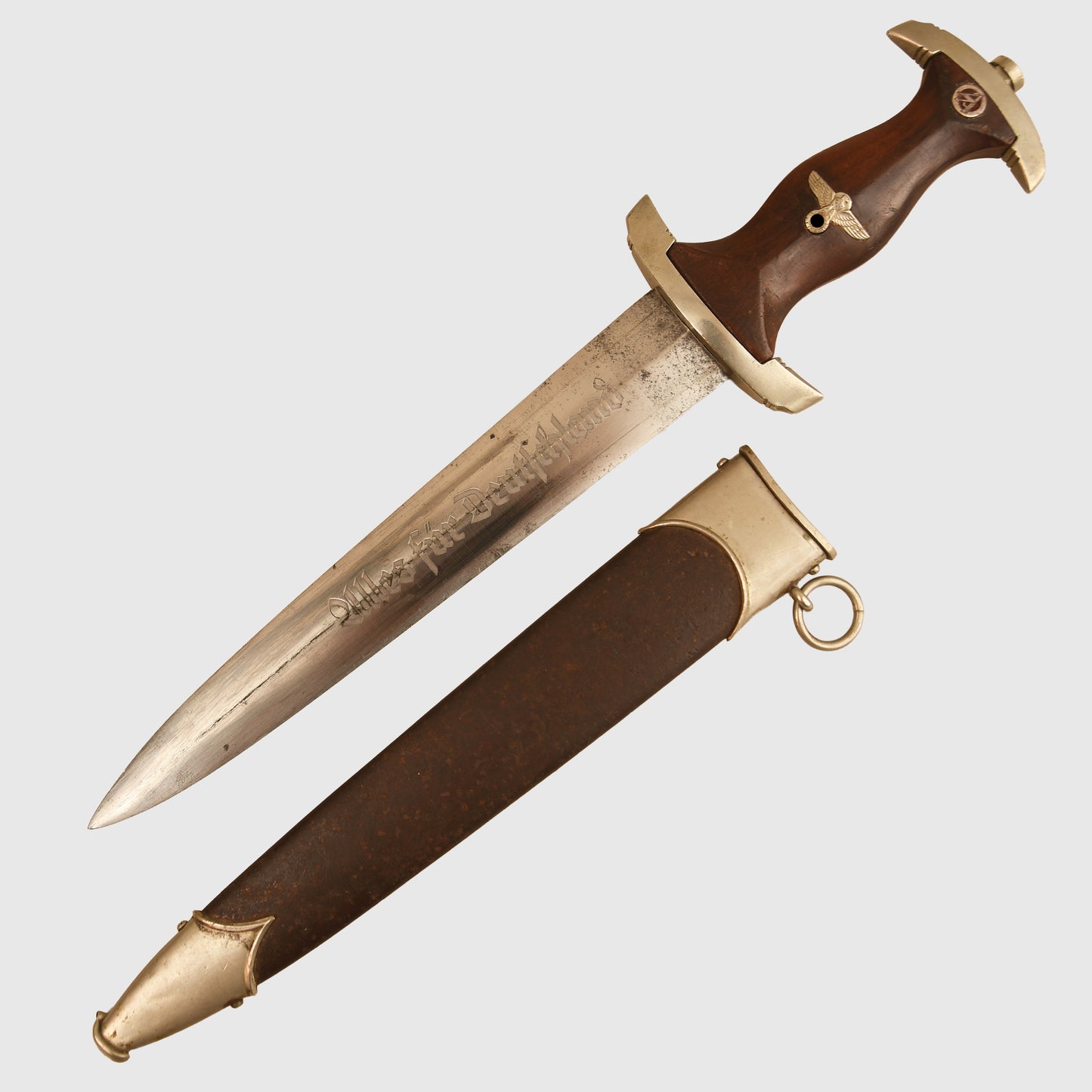 German WWII SA Enlisted Man’s Display Piece with Erased Röhm Inscription