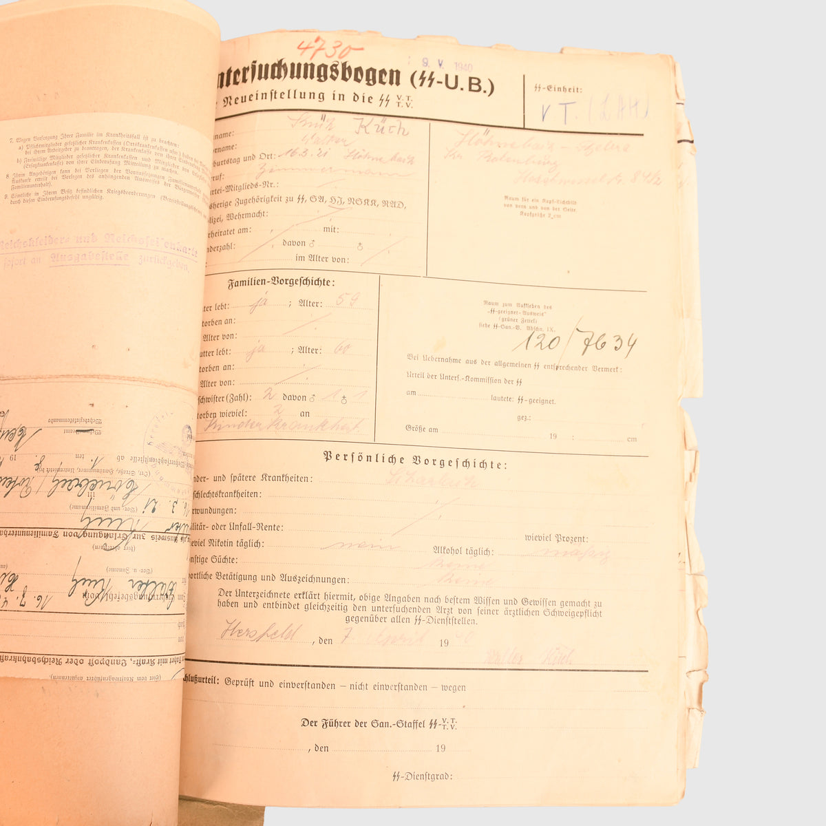 GERMAN WWII LEIBSTANDARTE ADOLF HITLER COMPLETE FILE