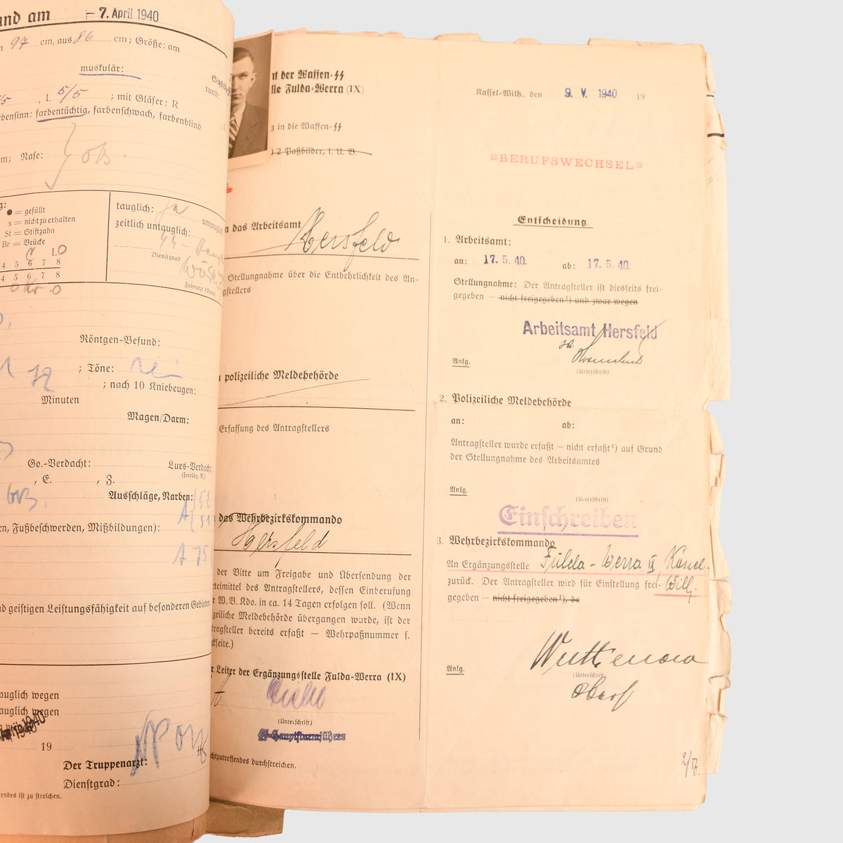 GERMAN WWII LEIBSTANDARTE ADOLF HITLER COMPLETE FILE
