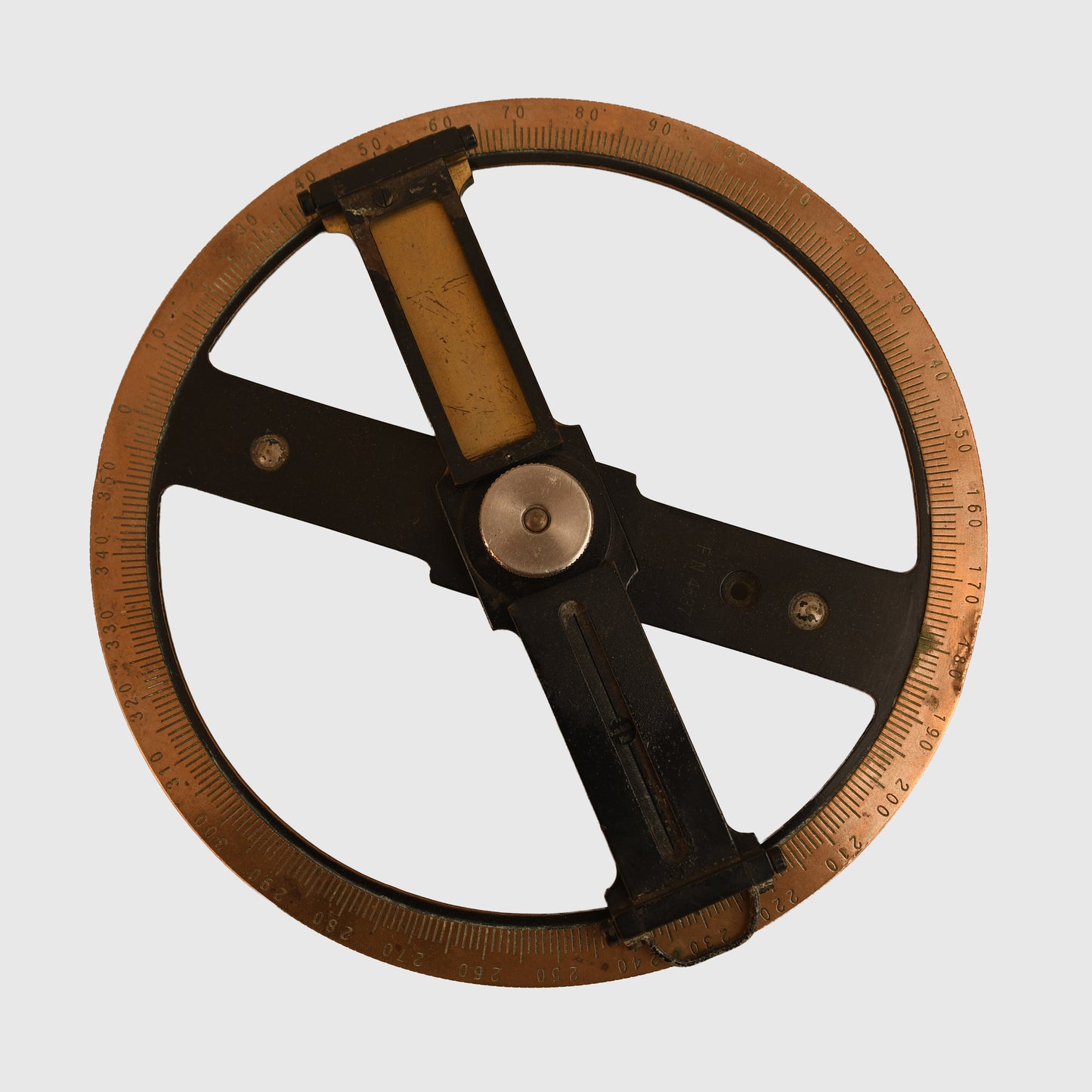 German WWI Reich Marine Torpedo Sighting Gauge, In Original Wooden Box